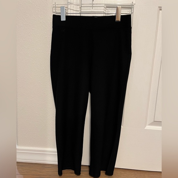 Eileen Fisher washable stretch crêpe straight pant - Picture 1 of 9